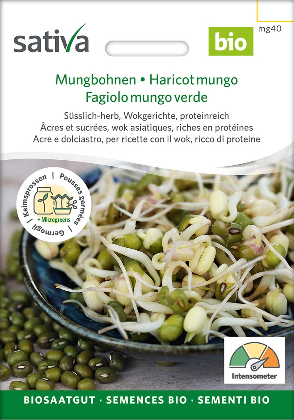  Bio Keimsprossen "Mungbohnen"