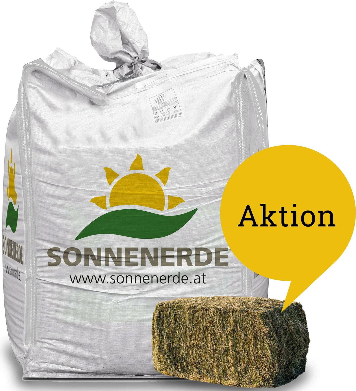  Bio Schwarzerde Im Big Bag AKTION, 1 Tonne + GRATIS Heuballen