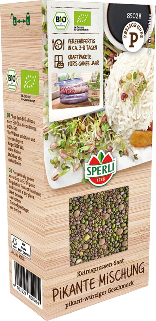  Bio Keimsprossen-Saat Pikante Mischung