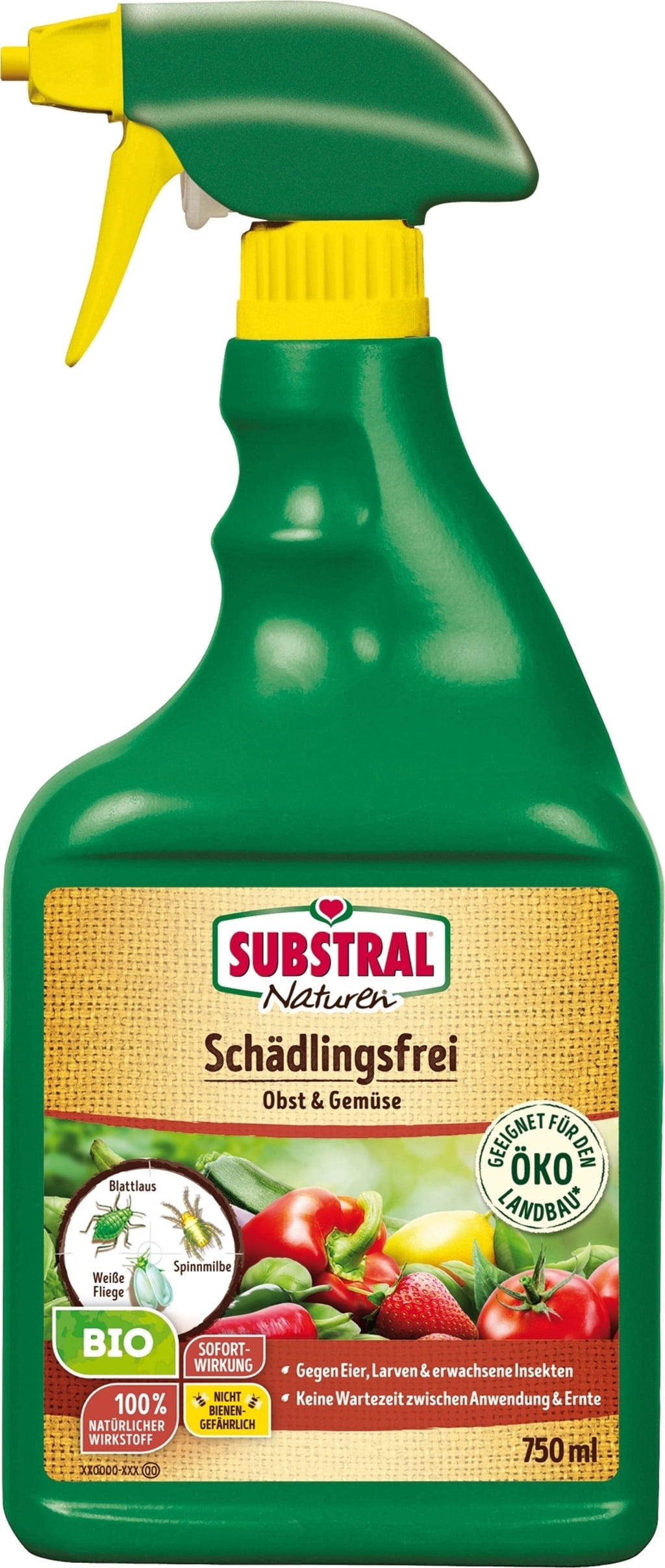  Bio Schädlingsfrei Obst & Gemüse, 750 Ml - Reg. Nr. 2739