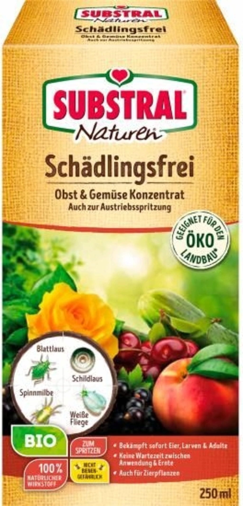  Bio Schädlingsfrei Obst & Gemüse Konzentrat, 500 Ml - Reg. Nr. 2568-0