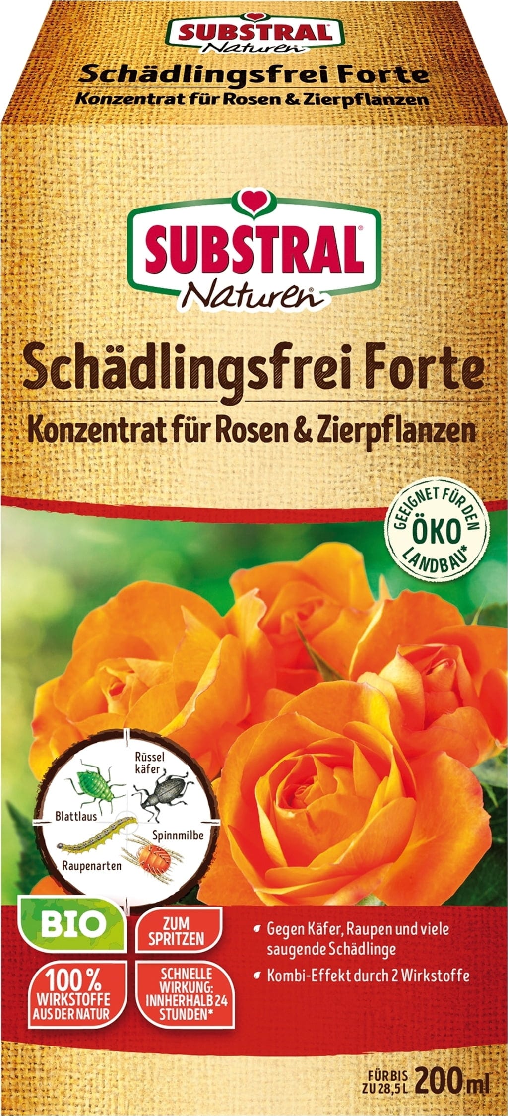  Bio Schädlingsfrei Rosen & Zierpflanzen, 200 Ml