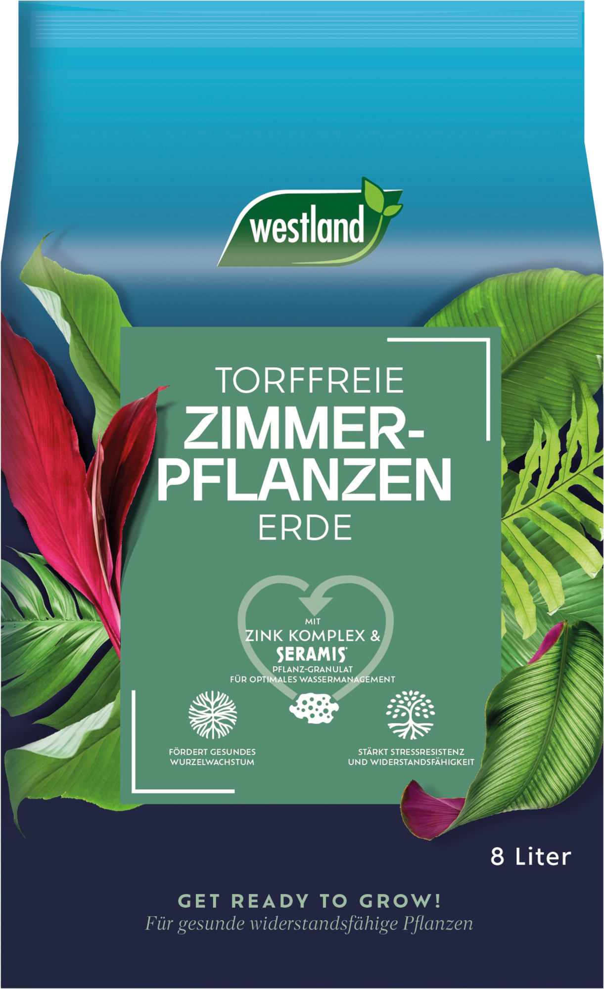 Westland Zimmerpflanzen Erde TF, 8 Liter