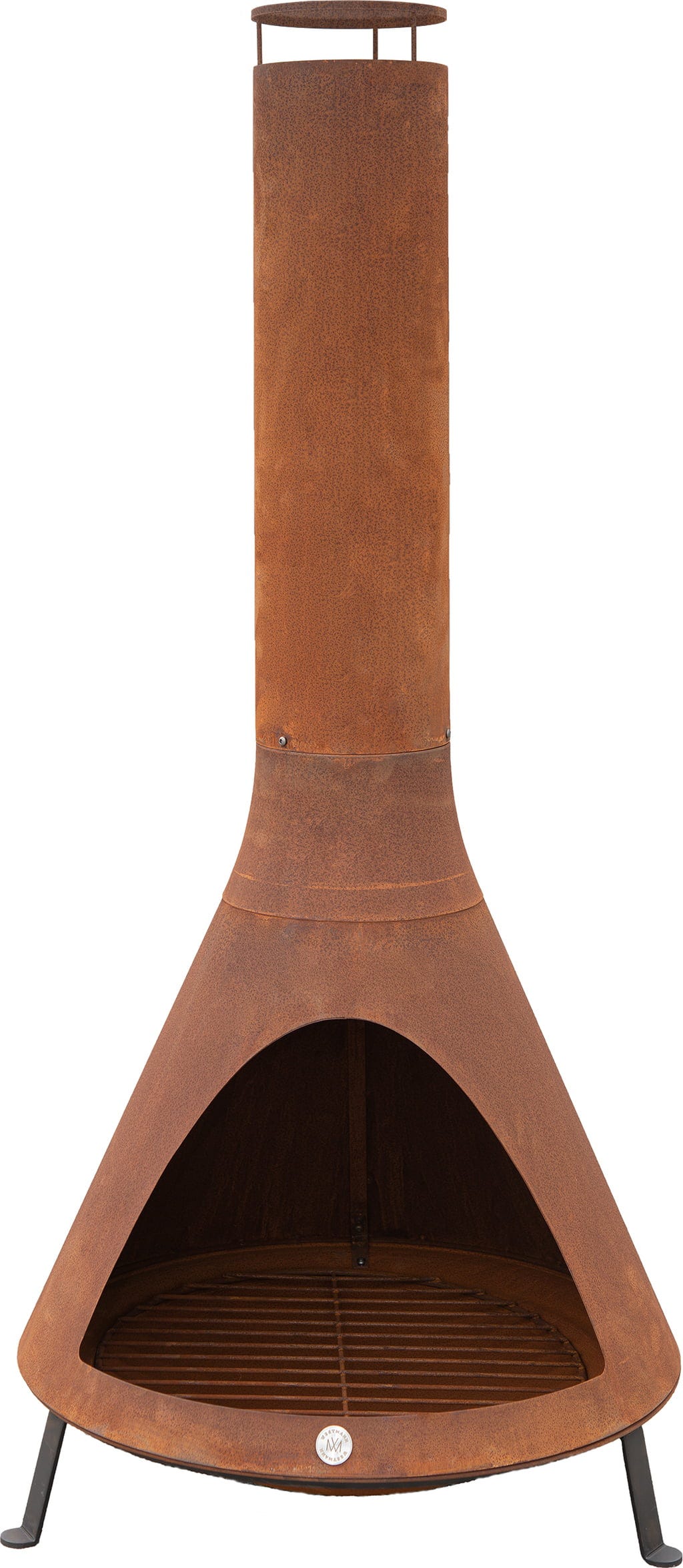  Feuerstelle Inkl. Rauchablass, Rost