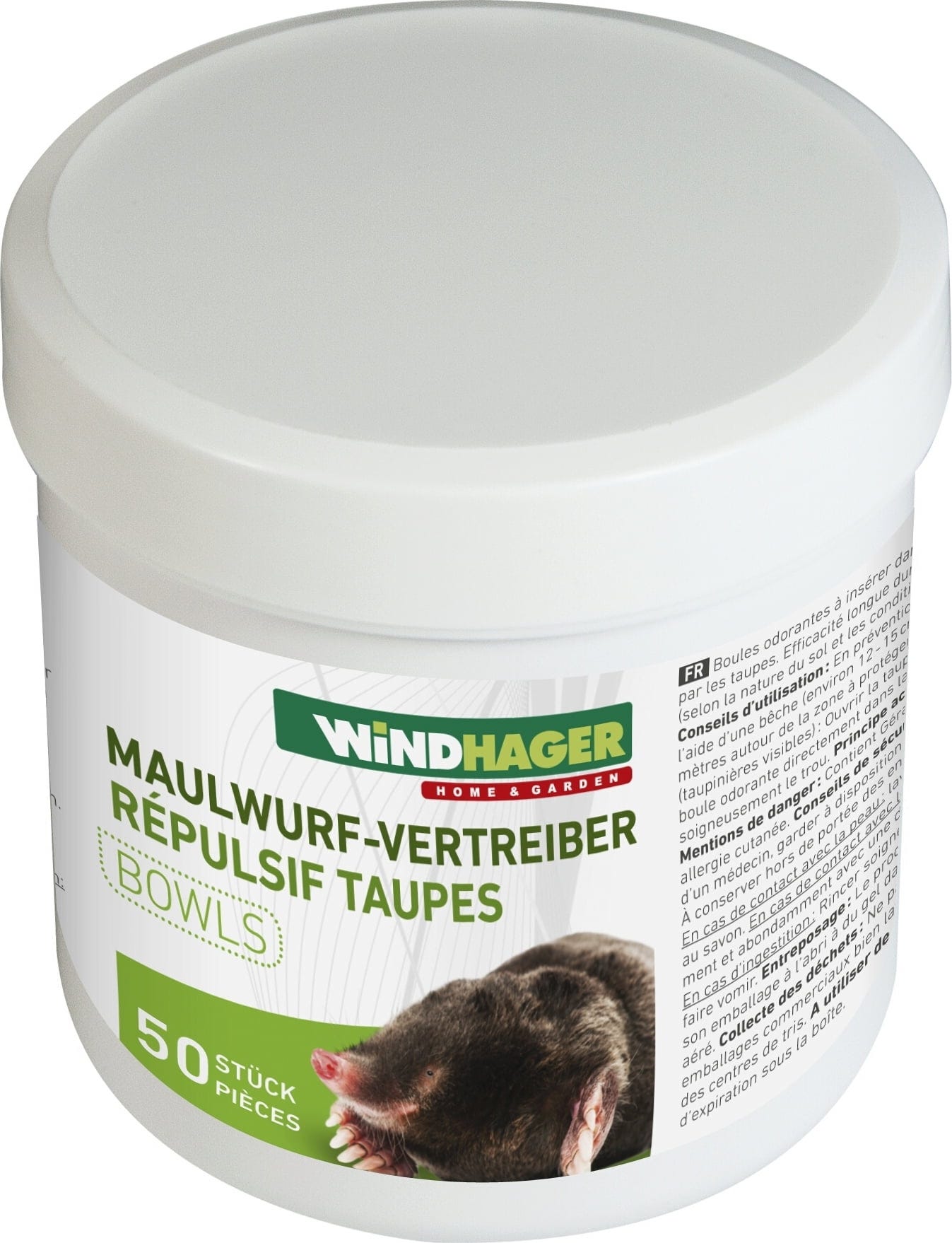 Windhager Maulwurfabwehr Kugeln 50 Stk., 50 Stück
