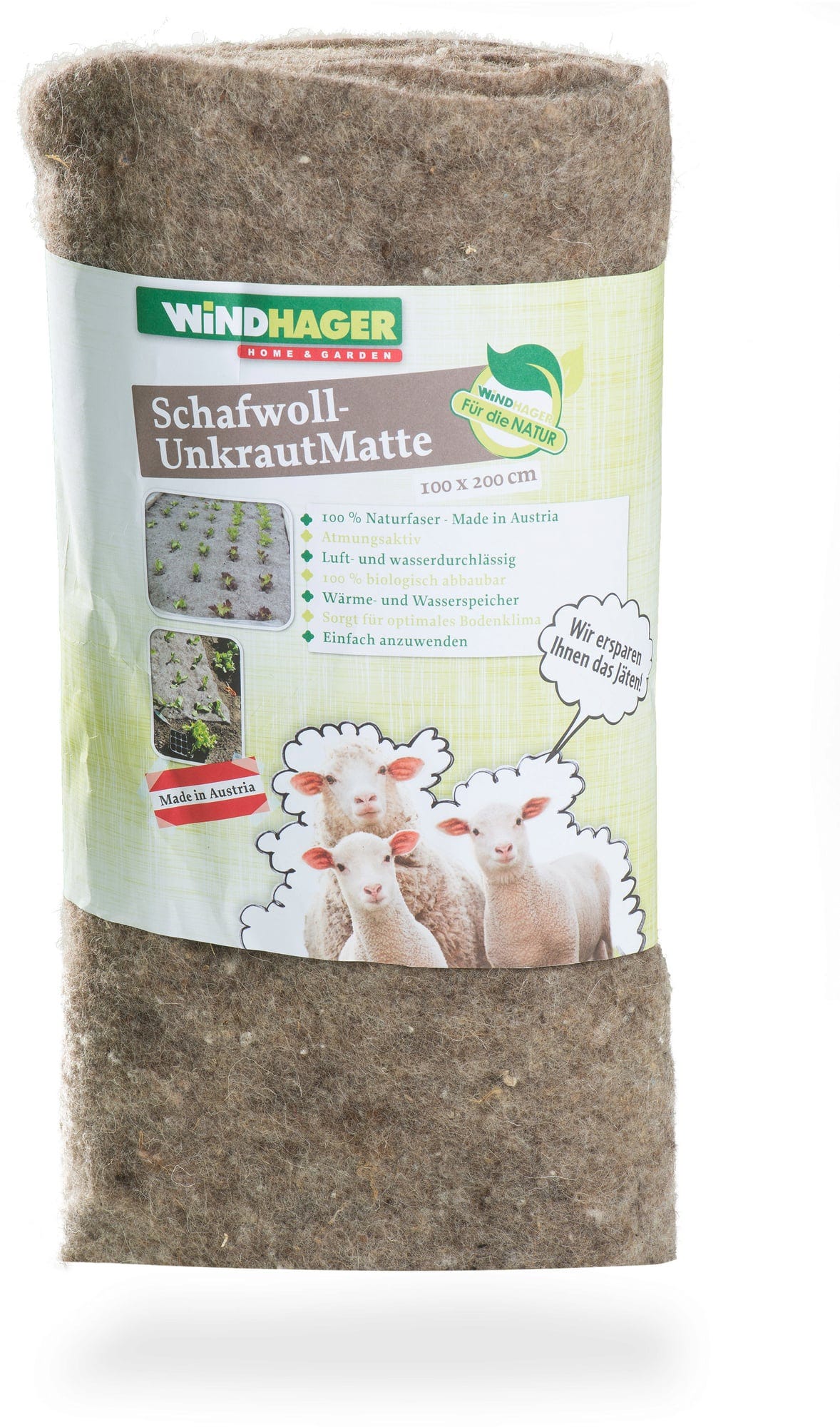 Windhager Schafwoll-Unkrautmatte