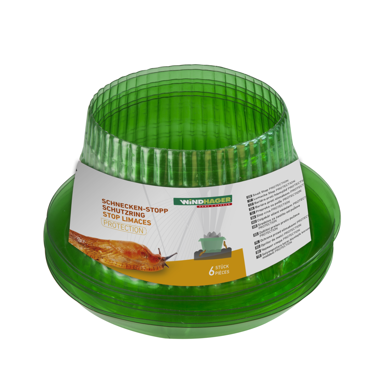 Windhager Schnecken-Schutzring, 6 Stück