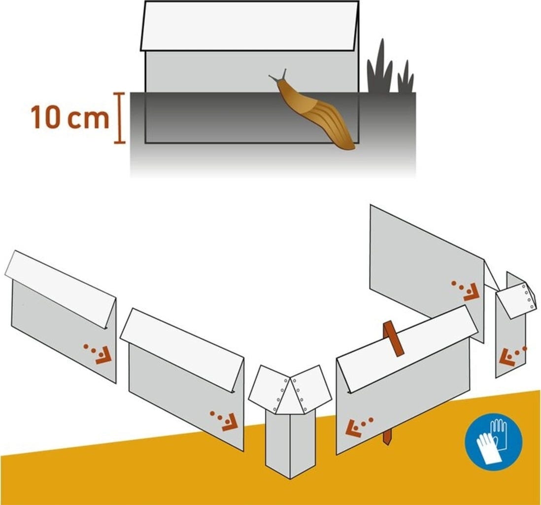Windhager Schneckenzaun Befestigungsklammer