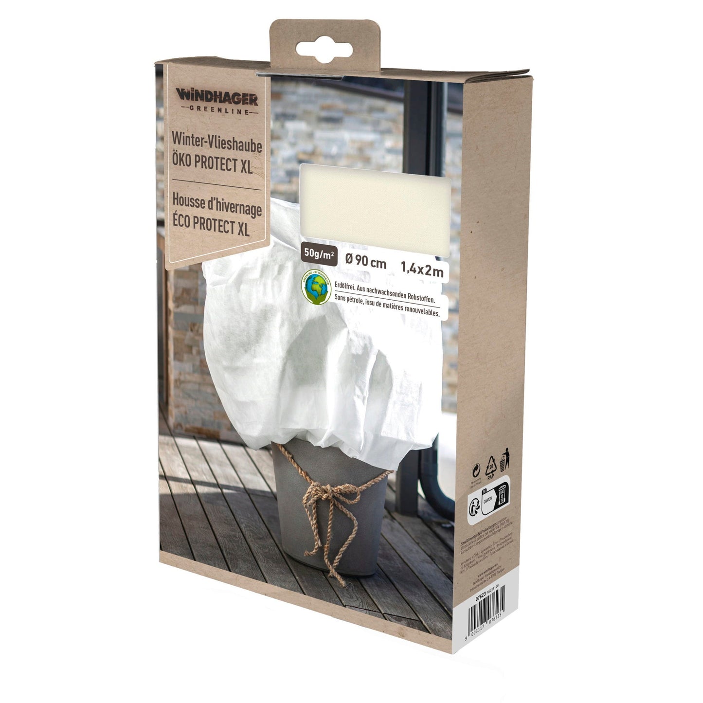 Windhager Winter Vlieshaube ÖKO Protect XL