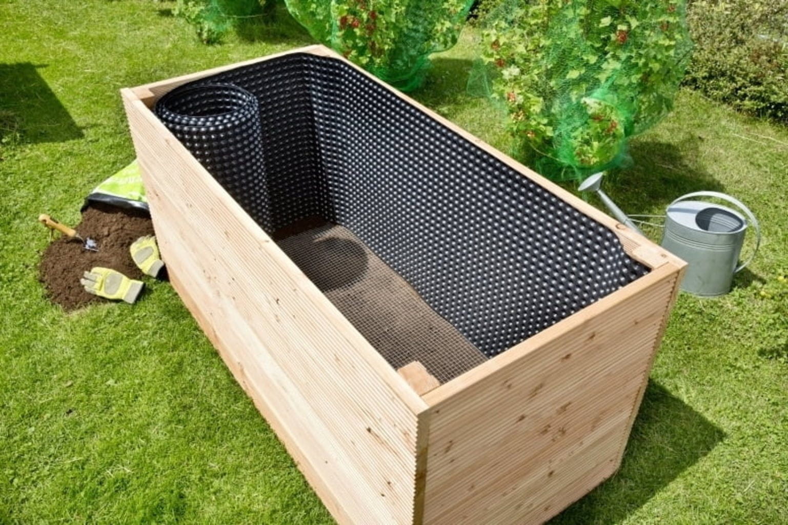 Windhager Wühlmausgitter & Noppenfolie Spar-Set