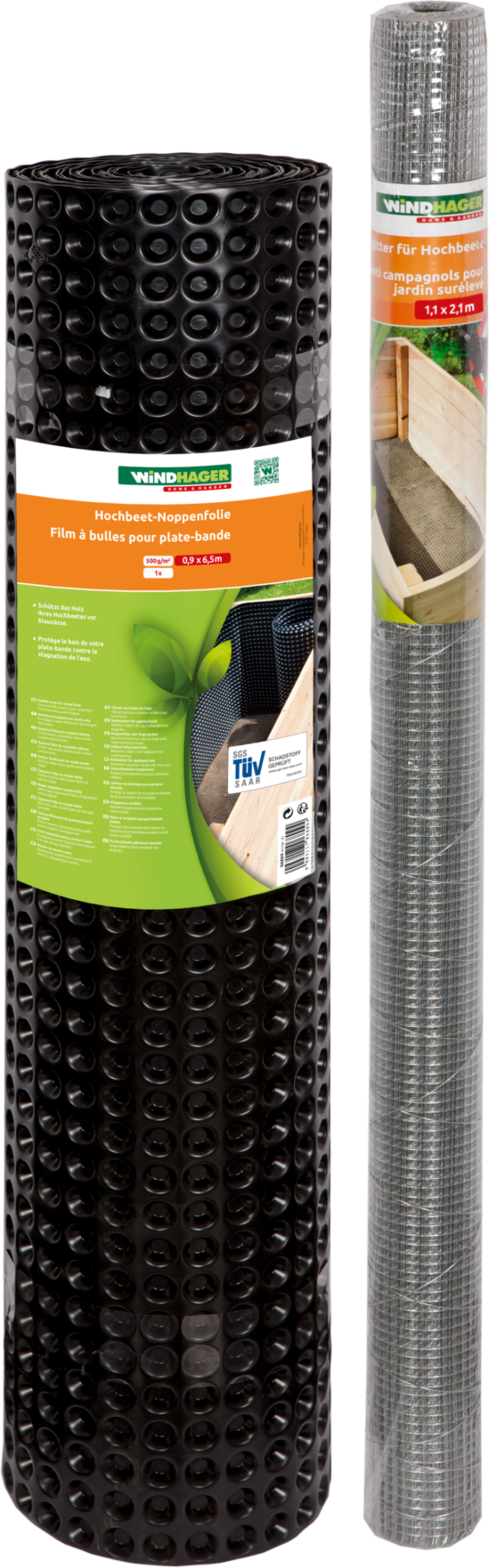 Windhager Wühlmausgitter & Noppenfolie Spar-Set